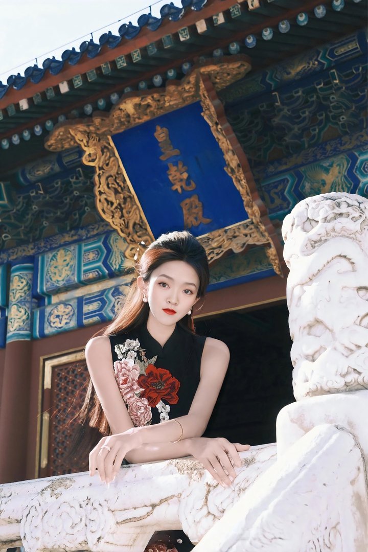 天坛旗袍照_7